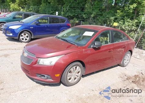 2012 Chevrolet Cruze Ls из США, поврежденный, VIN 1G1PC5SH9C7251433